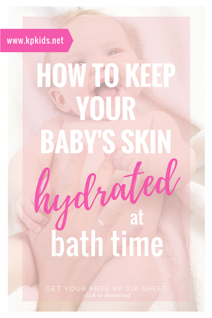 Keeping your baby’s skin hydrated at bath time